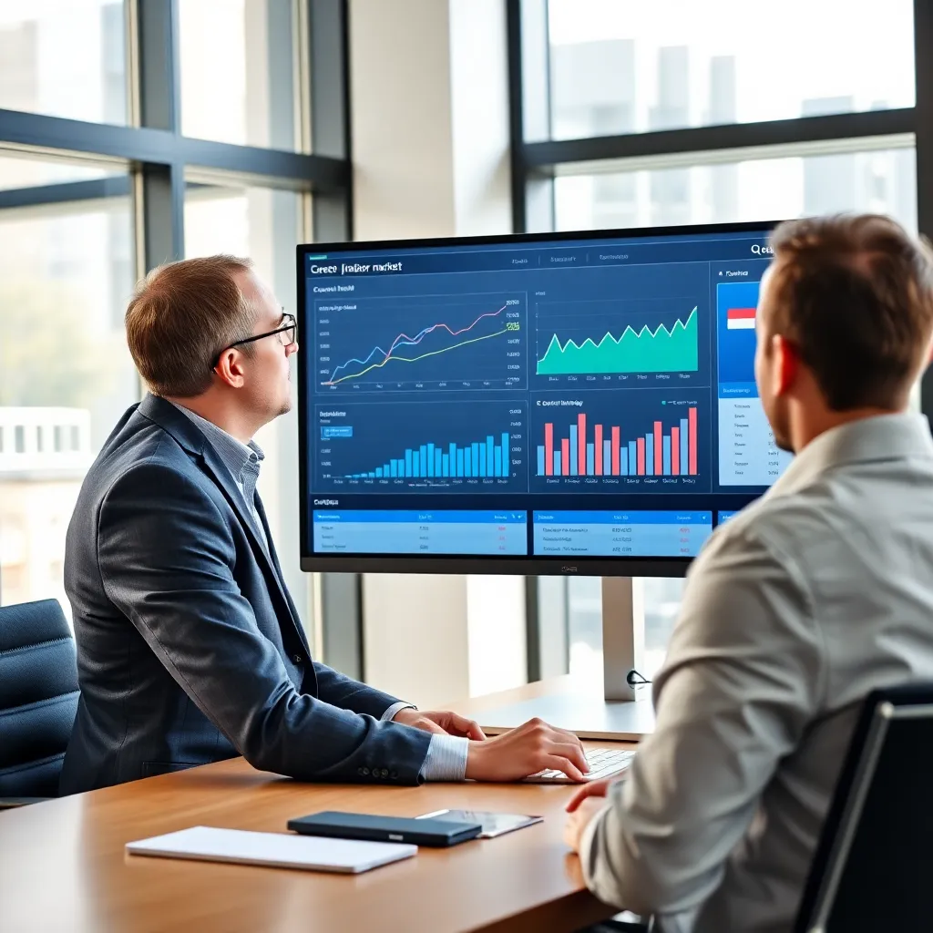 Visuele weergave van groeisectoren en salaristendens in de Nederlandse arbeidsmarkt
