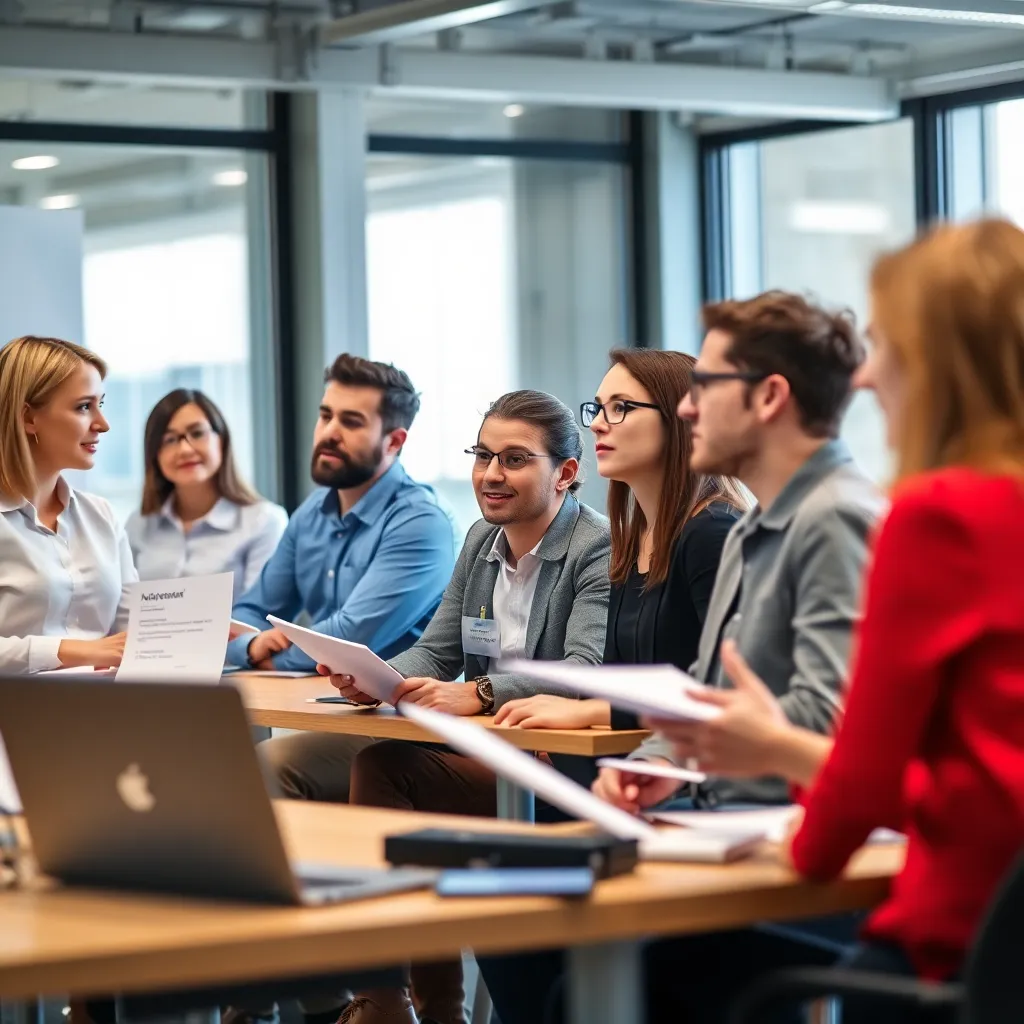 Diverse groep Nederlandse professionals tijdens een certificeringstraining